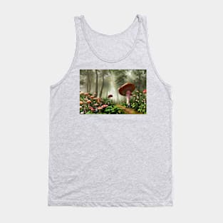 Fantasy Magical Gnome Forest Tank Top